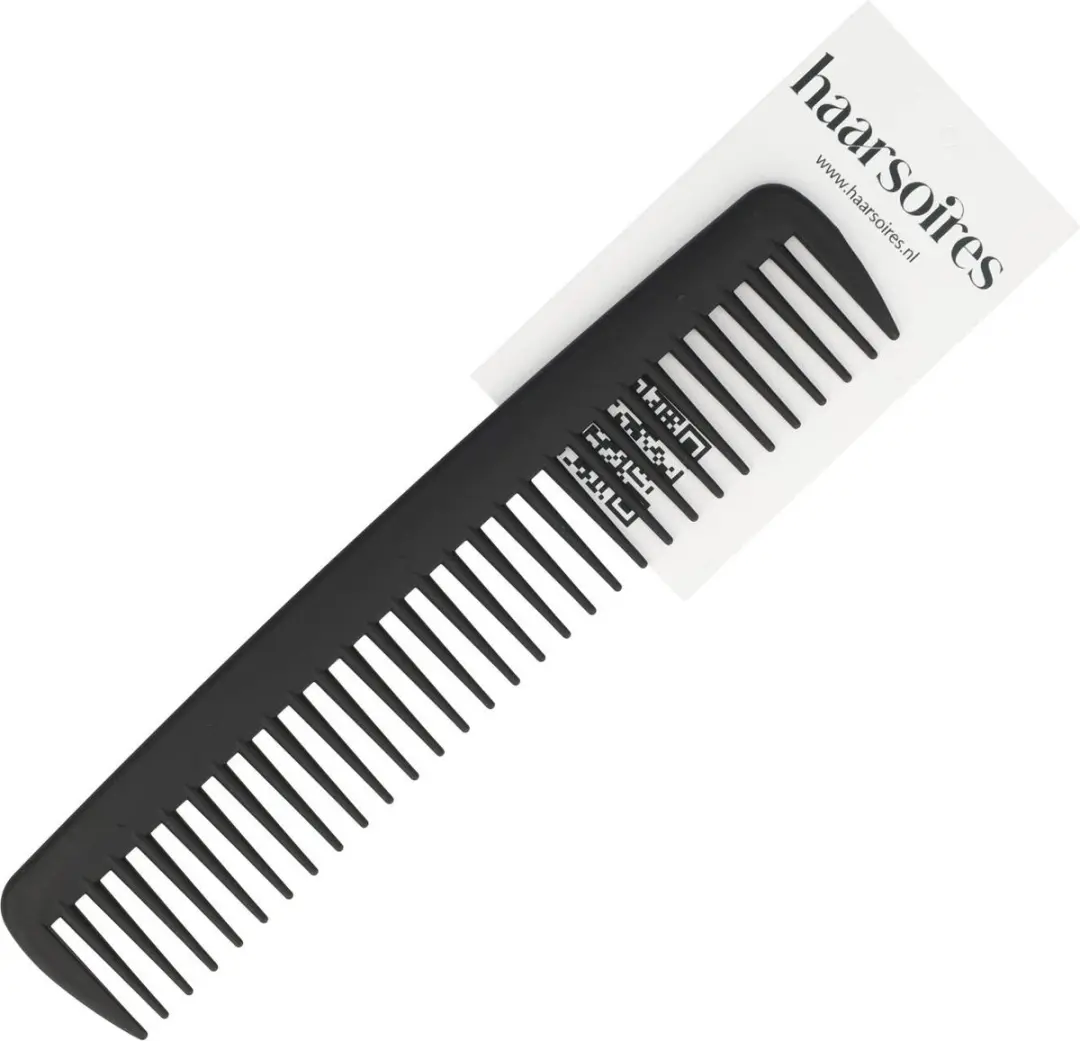 Haarsoires Haarkam 18cm Grove Tand - Zwart