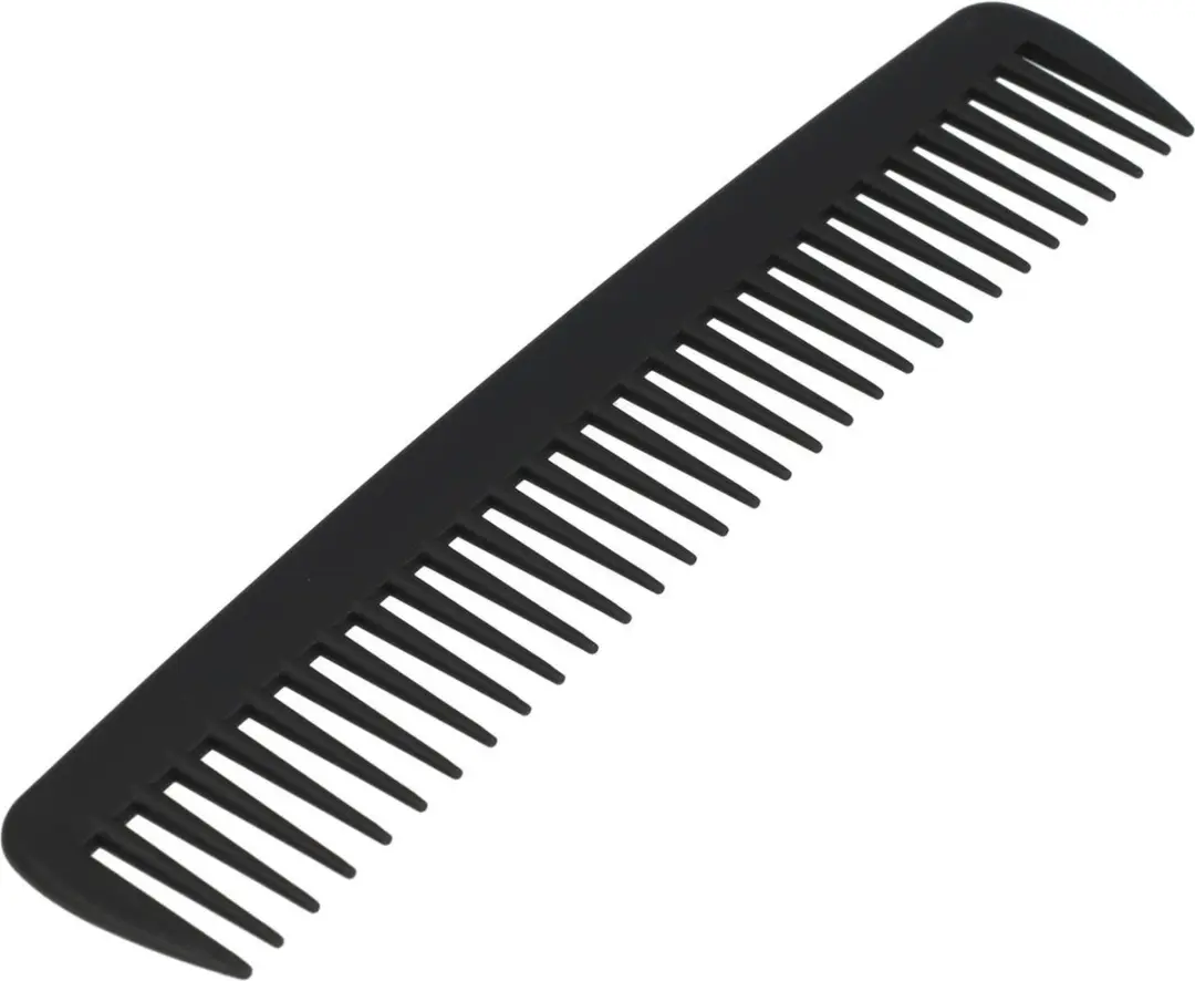 Haarsoires Haarkam 18cm Grove Tand - Zwart