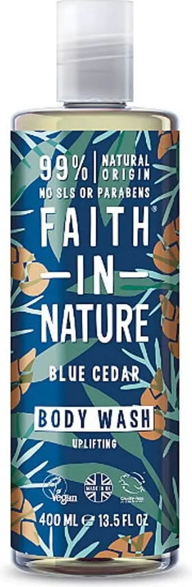 Faith In Nature Blue Cedar Body Wash 400ml