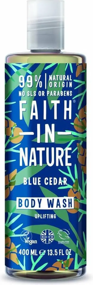 Faith In Nature Blue Cedar Body Wash 400ml