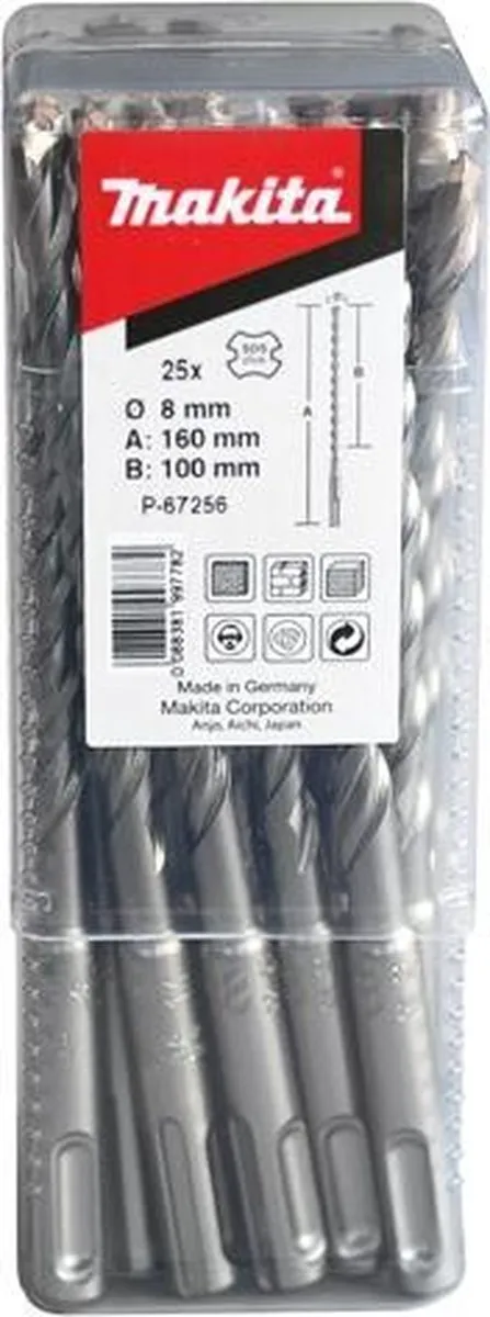 Makita SDS-Plus Boor 8x110mm - 10 Stuks