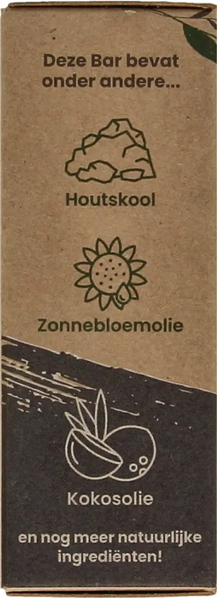 HappySoaps Gezichtsreiniger Bar Houtskool & Eucalyptus 70g