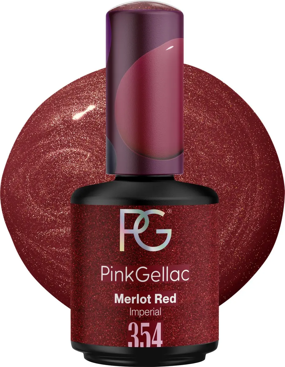 Pink Gellac Gellak 354 Merlot Red 15ml