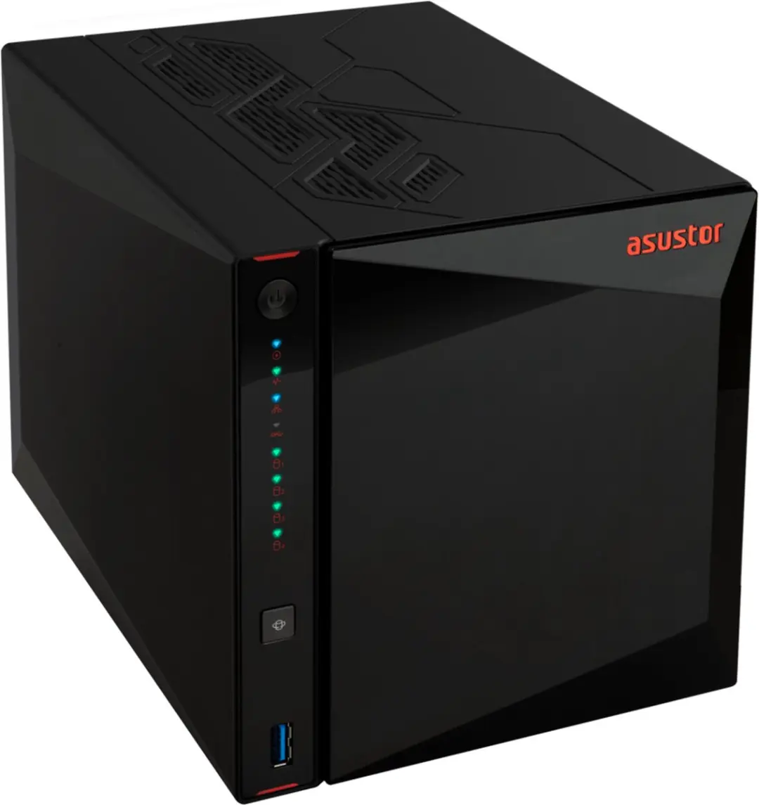 Asustor AS5404T NAS - 4GB DDR4 - Zwart