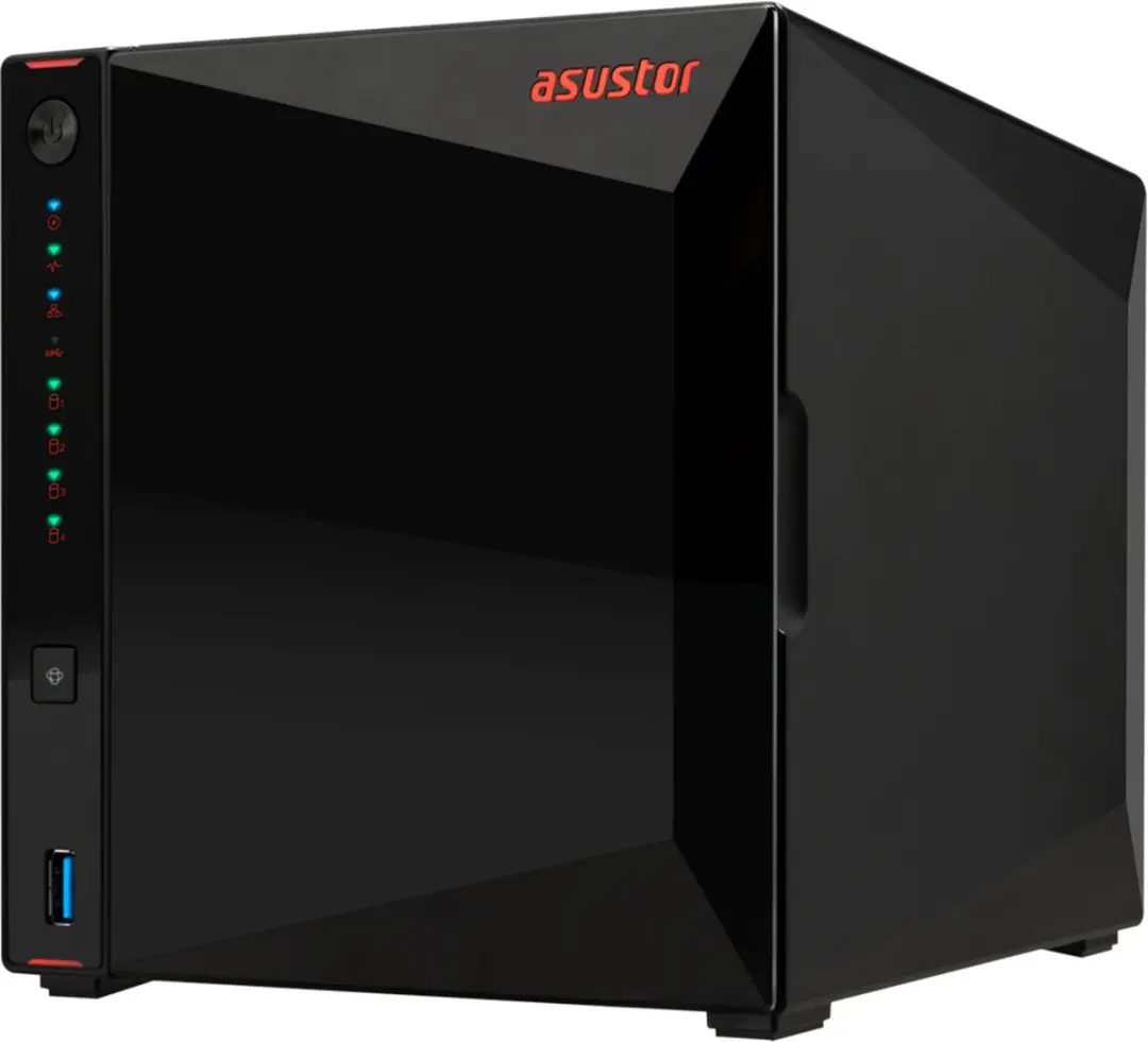 Asustor AS5404T NAS - 4GB DDR4 - Zwart