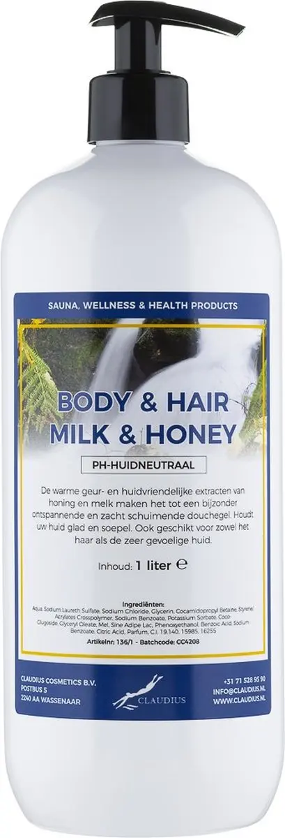 Splashbox Cosmetics Body & Hair Milk & Honey 1L