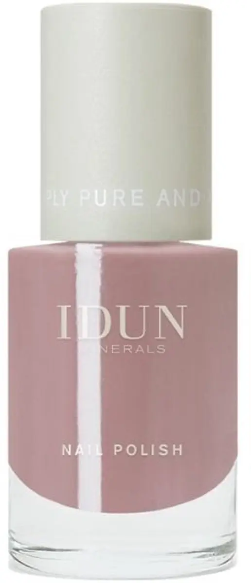 Idun Minerals Rökkvarts Nagellak 11ml - Rood