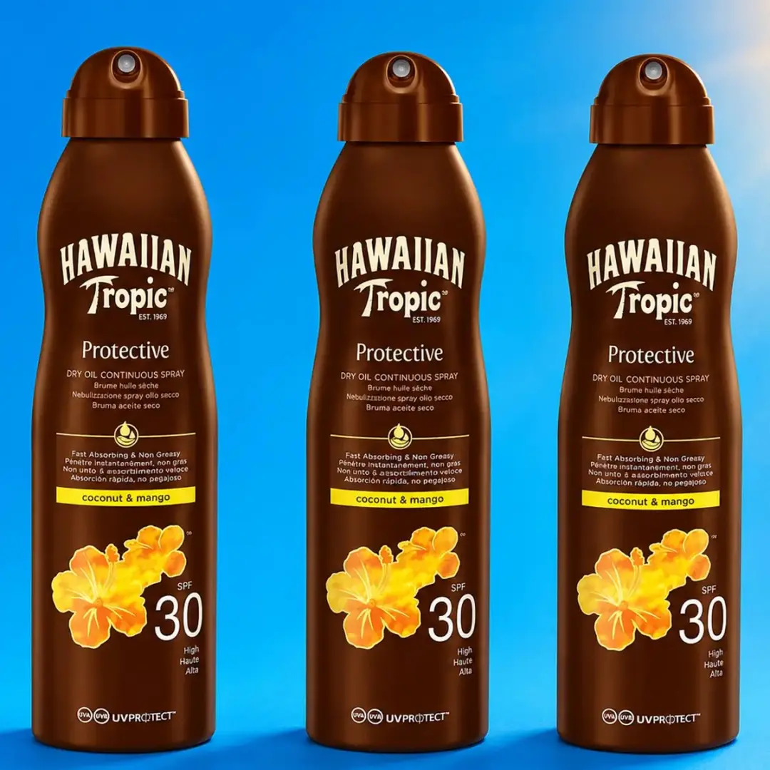 Hawaiian Tropic Island Glow Dry Oil Spray SPF 30