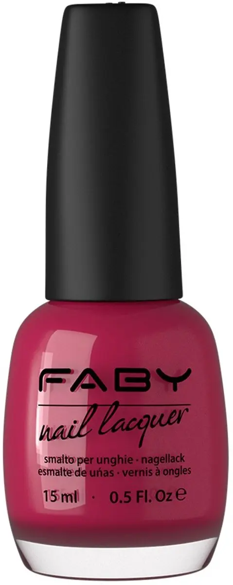 FABY Vegan Nagellak Sneldrogend Rood 15ml