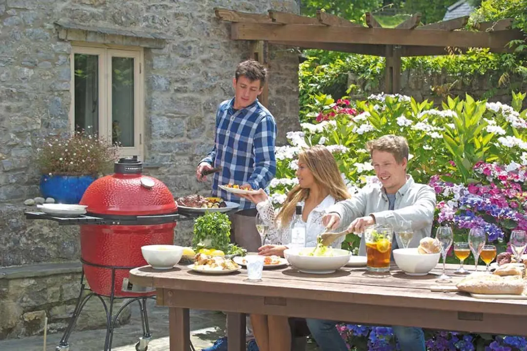 Kamado Joe Classic I Houtskoolgrill 46cm - Rood