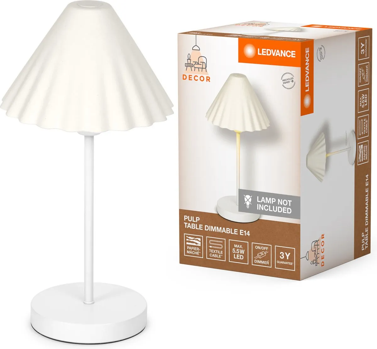 LEDVANCE Decor Pulp Tafellamp E14