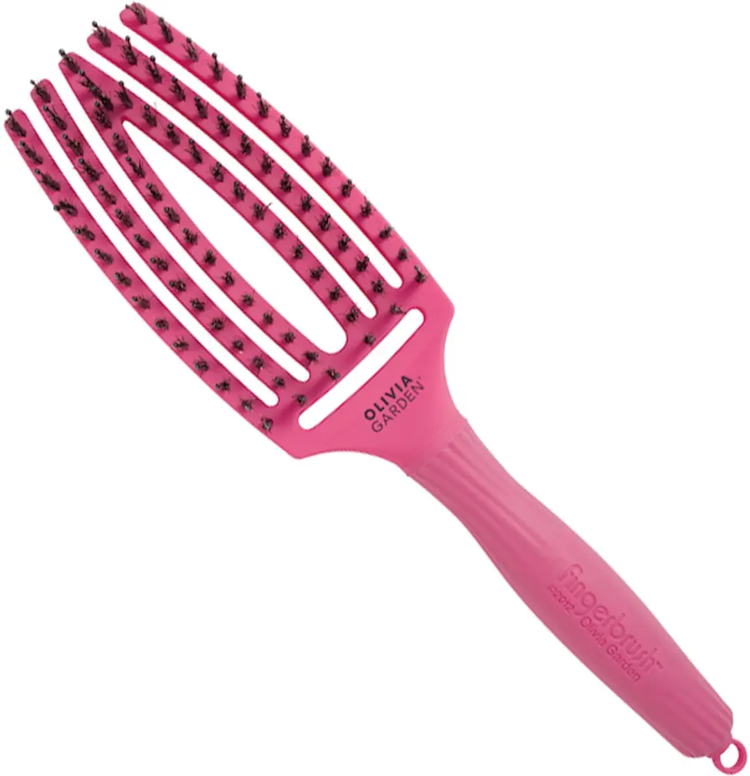 Olivia Garden Fingerbrush Combo - Hot Pink
