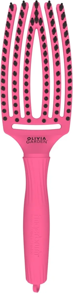 Olivia Garden Fingerbrush Combo - Hot Pink