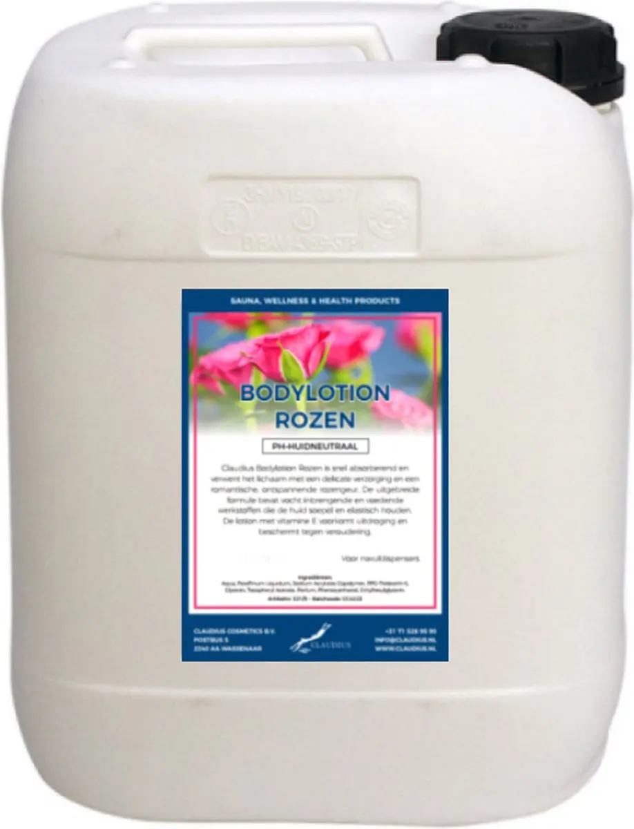Splashbox Cosmetics Rozen Bodylotion 10L Navulling