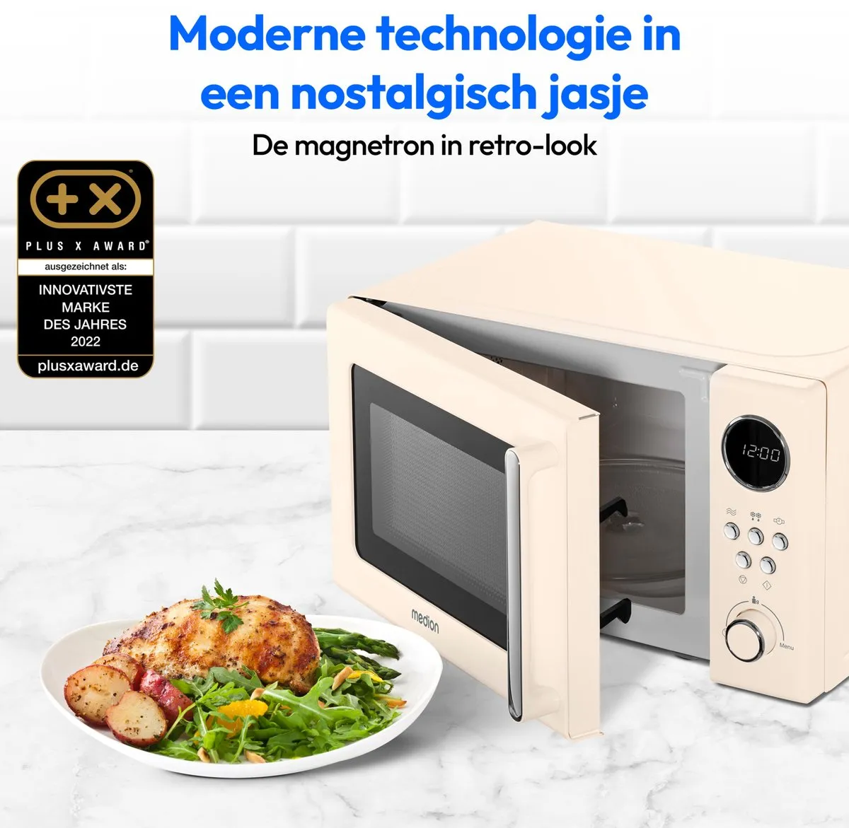 Medion MD15000 Magnetron 20L - 800W - 5 standen - Beige