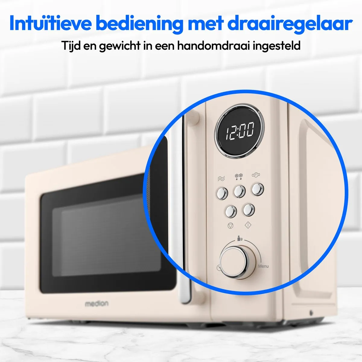 Medion MD15000 Magnetron 20L - 800W - 5 standen - Beige