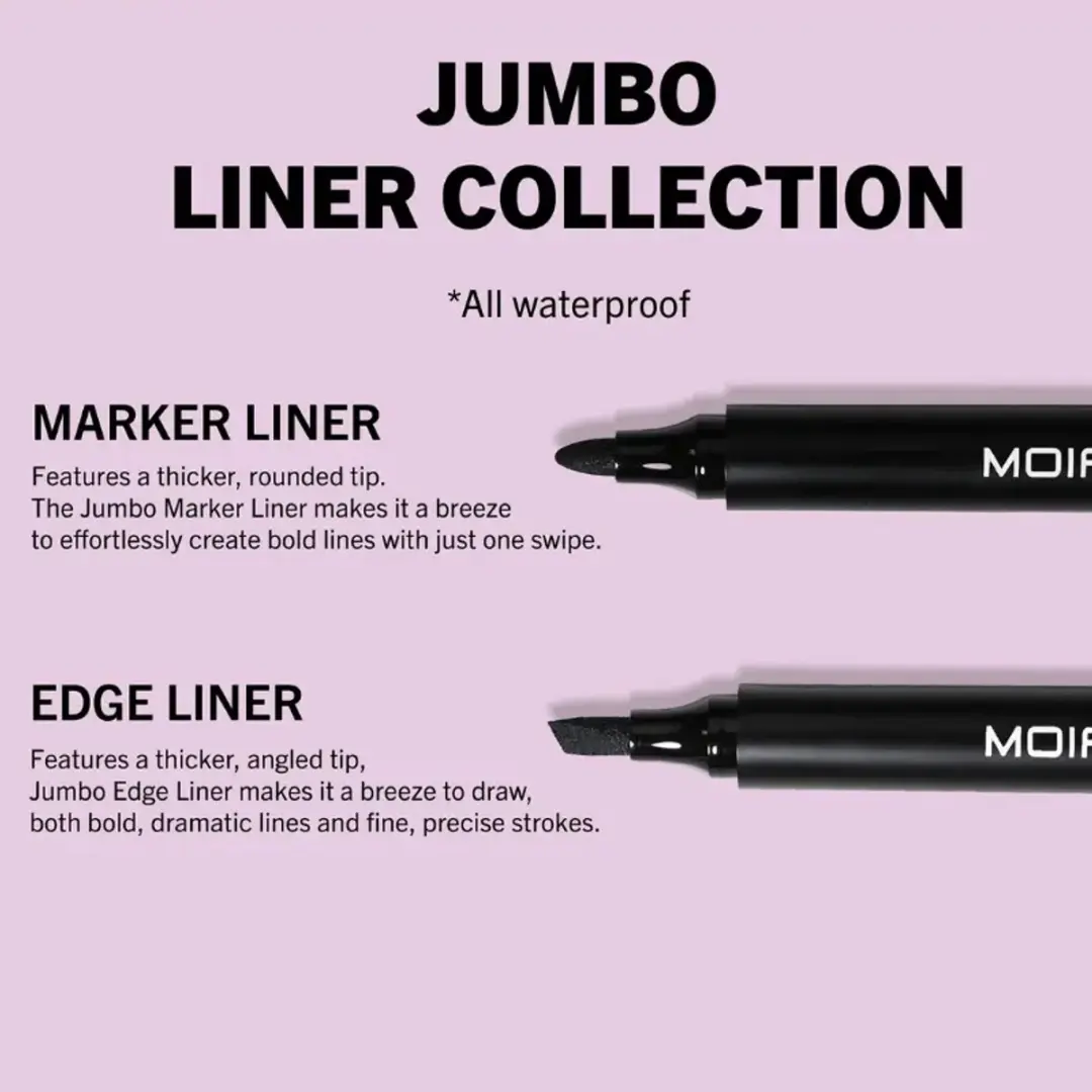 Moira Waterproof Jumbo Marker Liquid Liner 001 Black - 0.7ml