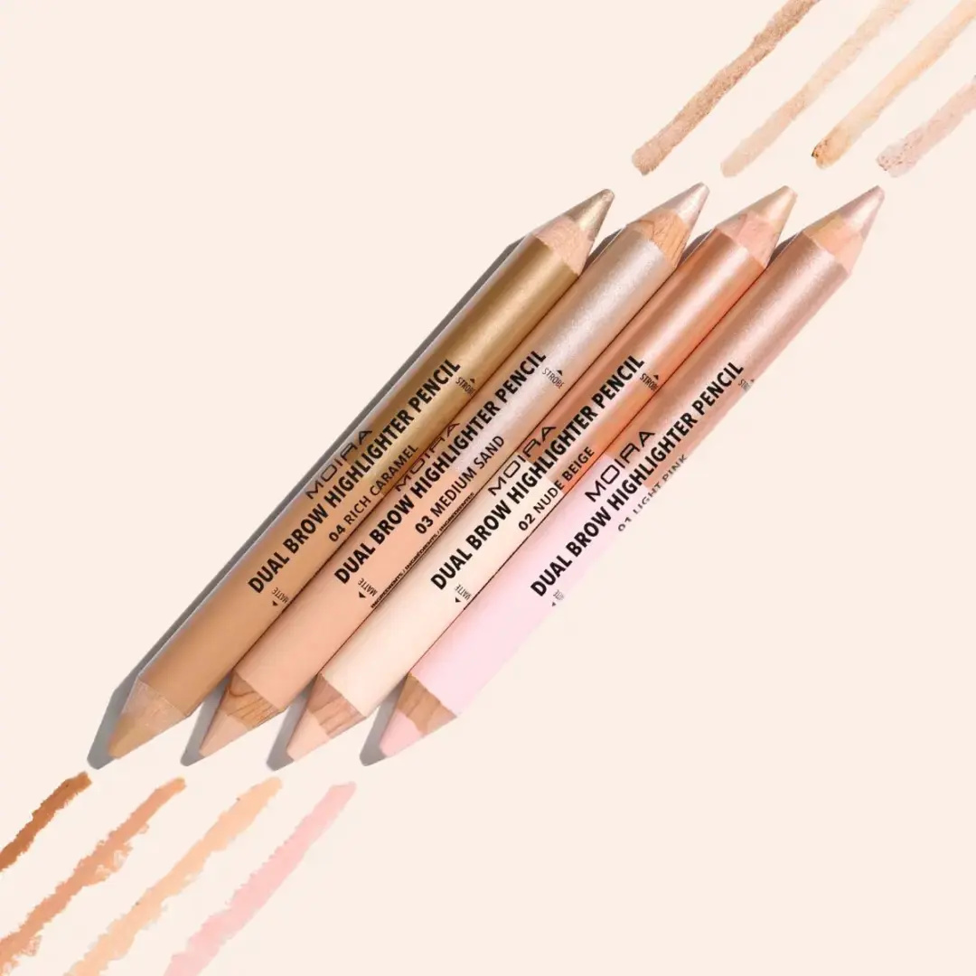 Moira Dual Brow Highlighter 004 Rich Caramel - 4.2g