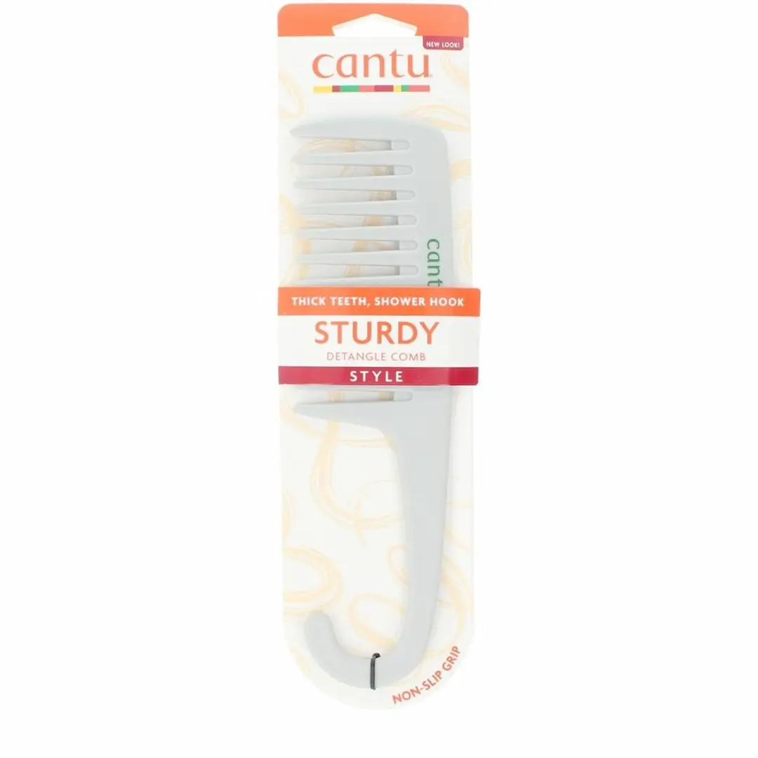 Cantu Sturdy Detangle Kam - Dikke Tanden Grijs