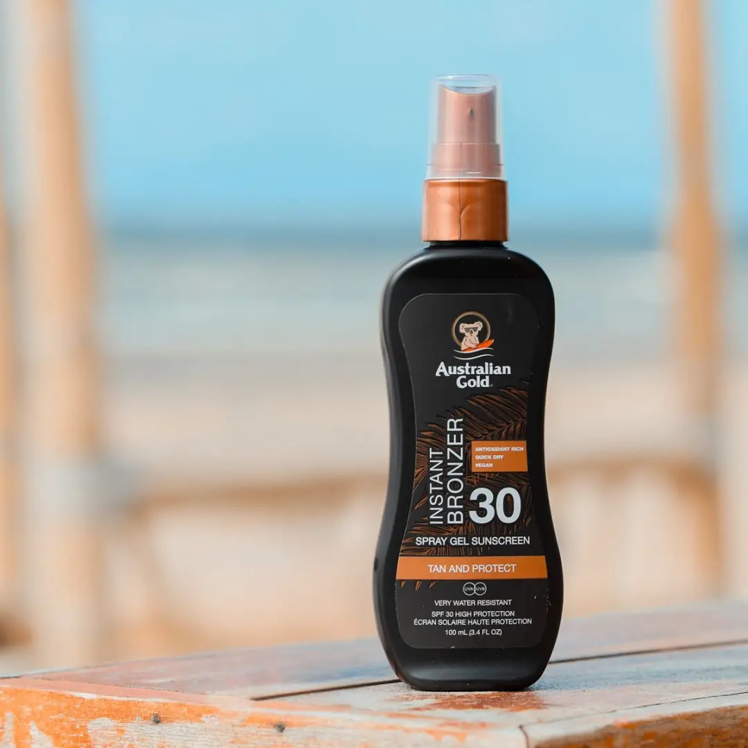Australian Gold SPF 30 Spray Gel met Bronzer 100ml