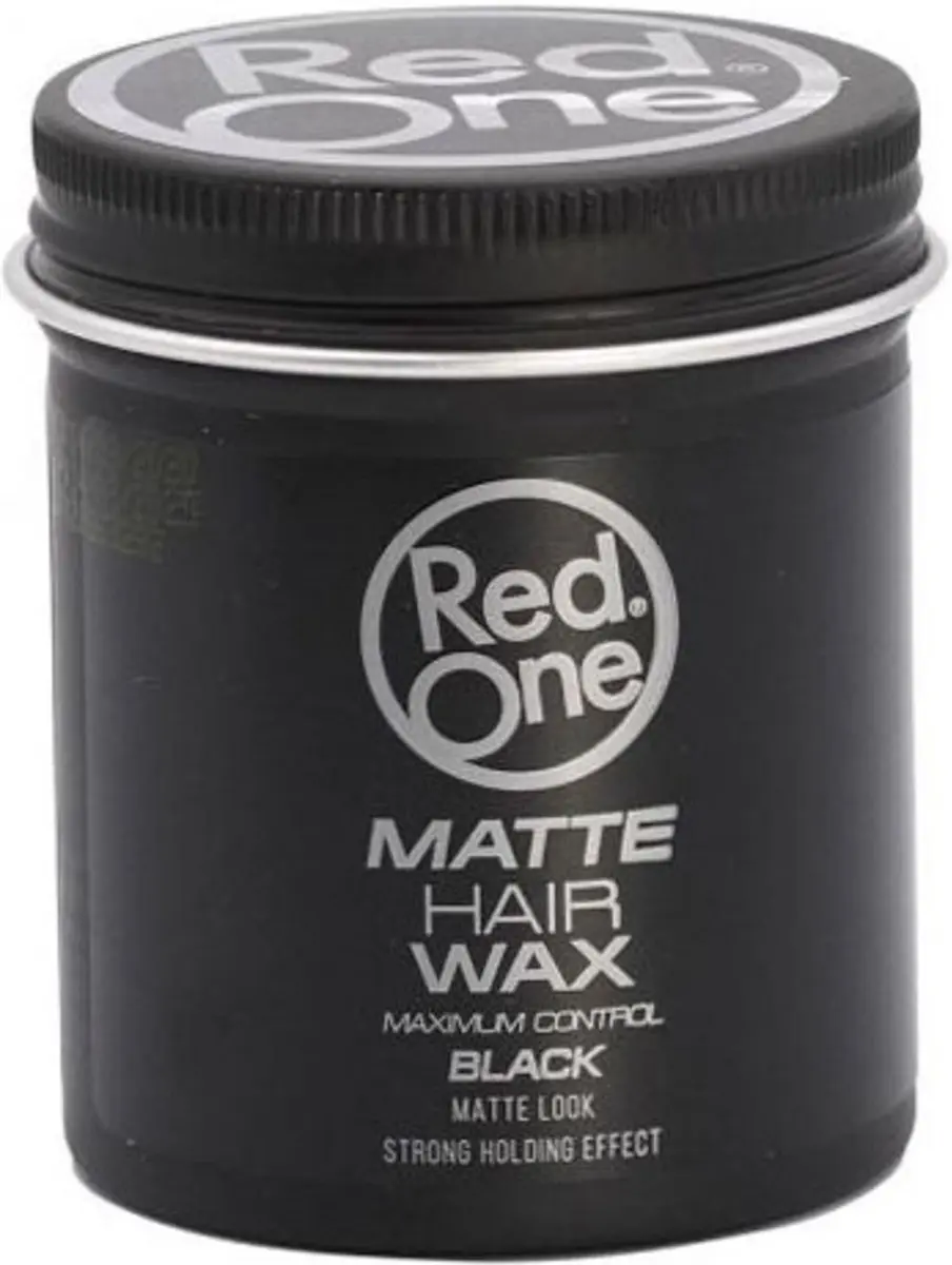 Red One Hair Wax Matte Maximum Control - 100ml - Black