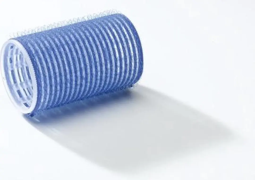 Sibel Hair Velcro Kruller 40mm - Blauw - 6 Stuks