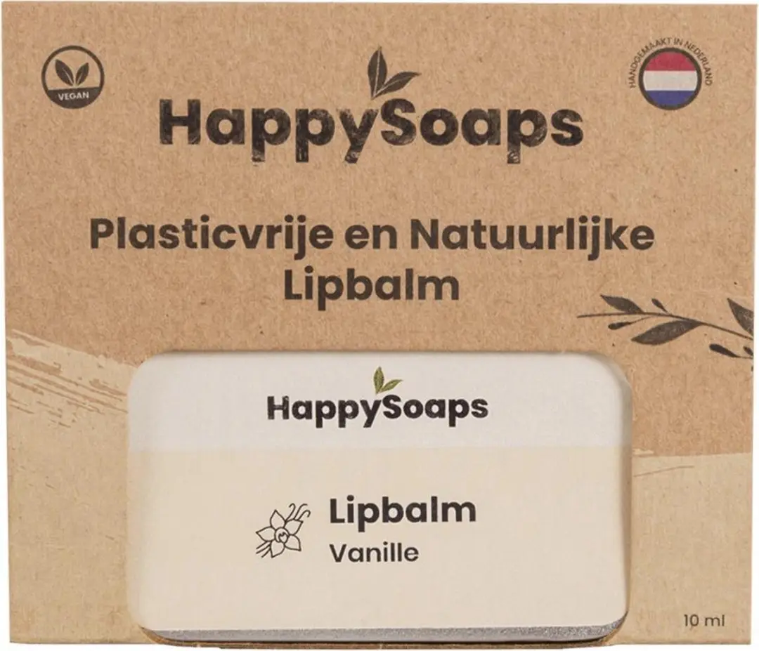 HappySoaps Lipbalm Vanille 10g