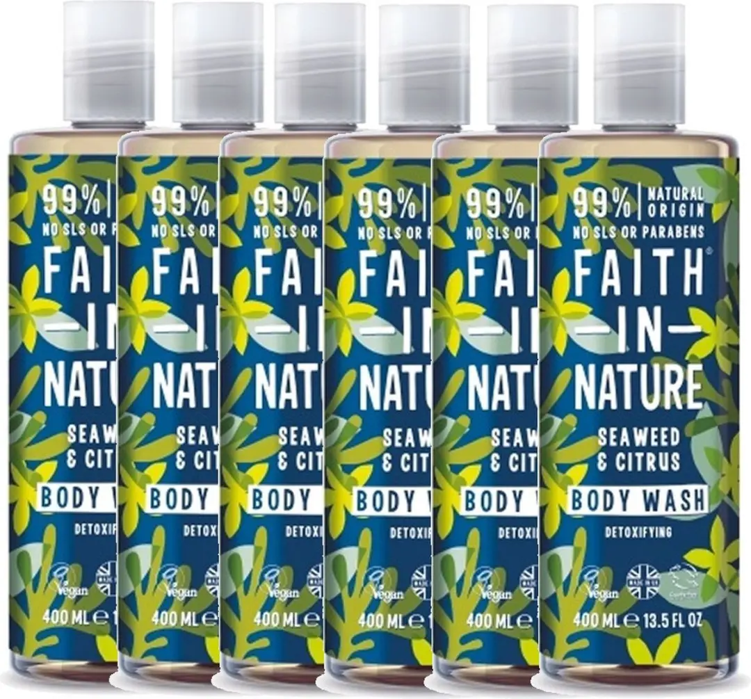 Faith In Nature Body Wash Zeewier & Citrus 2400ml