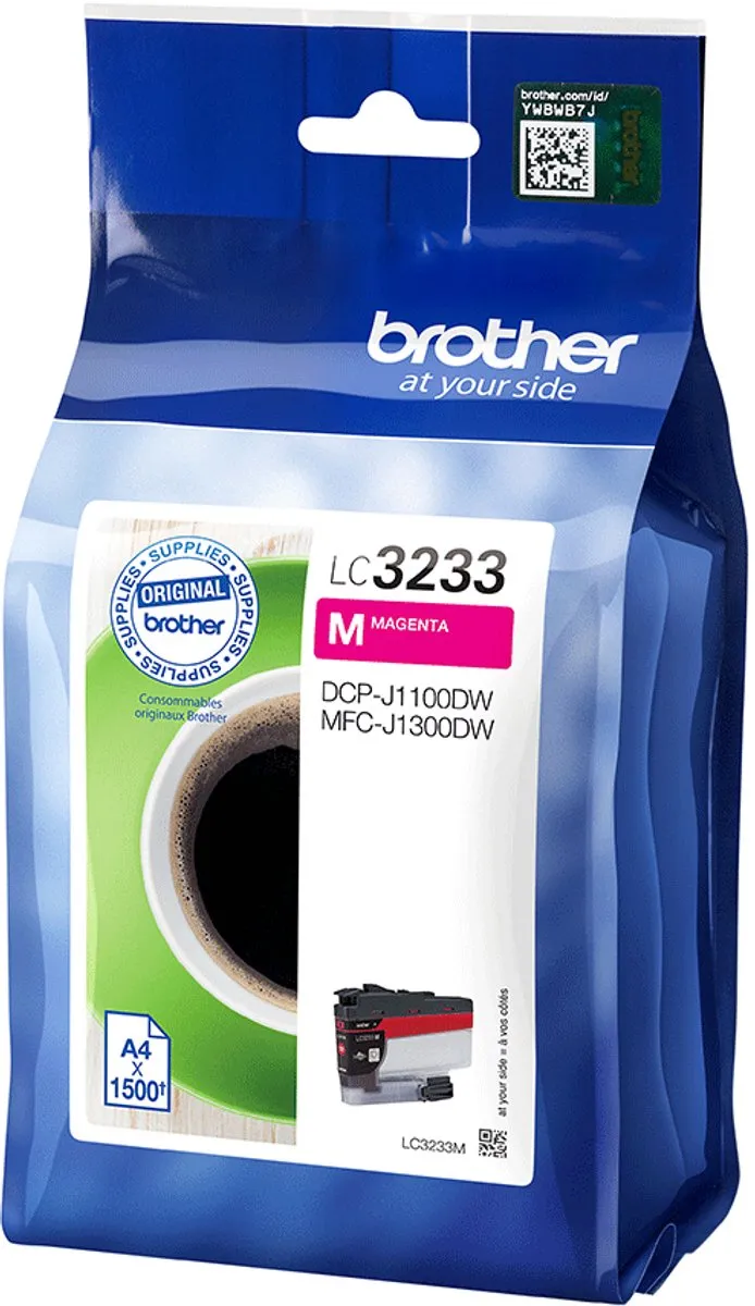 Brother LC3233M Inktcartridge - Rood
