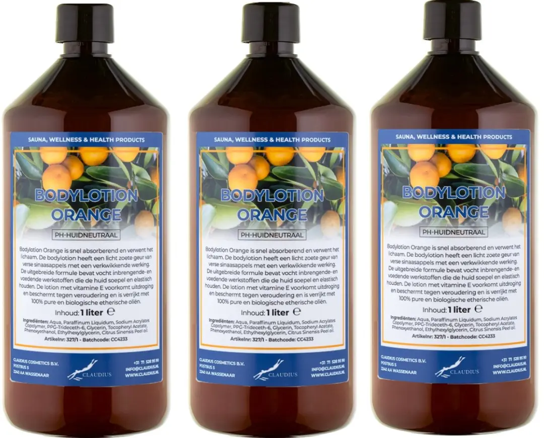 Splashbox Cosmetics Bodylotion Orange 1L