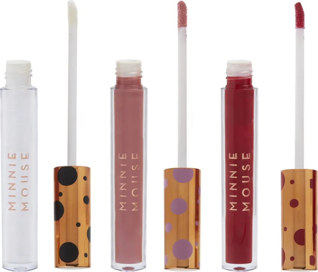 Makeup Revolution x Disney Minnie Mouse Lipgloss Trio