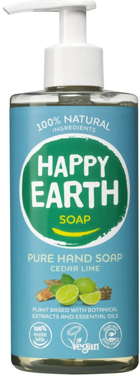 Happy Earth Handzeep Cedar Lime 300ml