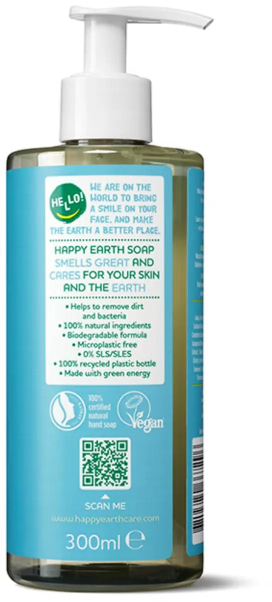 Happy Earth Handzeep Cedar Lime 300ml