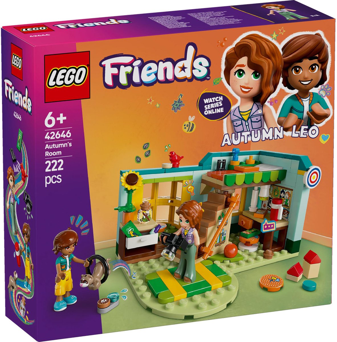 LEGO Friends Autumns kamer Bouwpakket met Creatief Speelgoed voor Meisjes - 42646