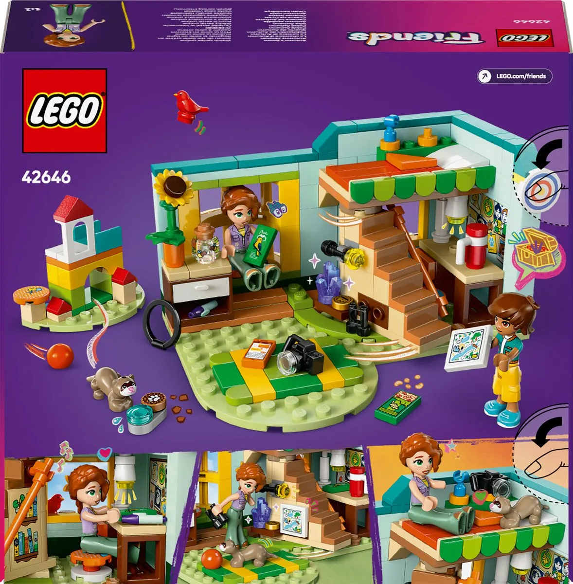 LEGO Friends Autumns Kamer Bouwpakket 42646 - 222 Stukken - afbeelding 6 van 6