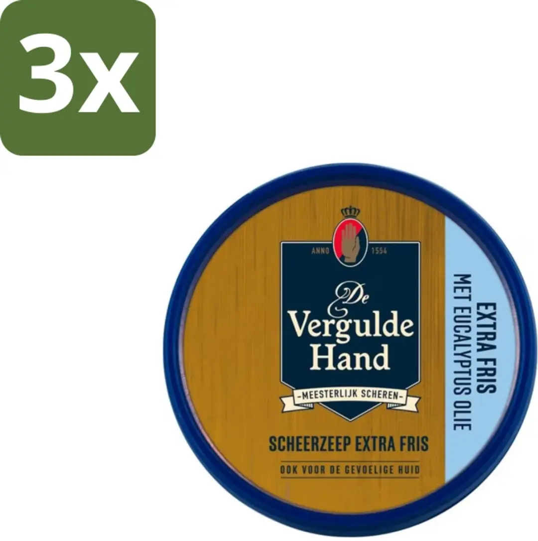 Vergulde Hand Scheerzeeptablet Extra Fris