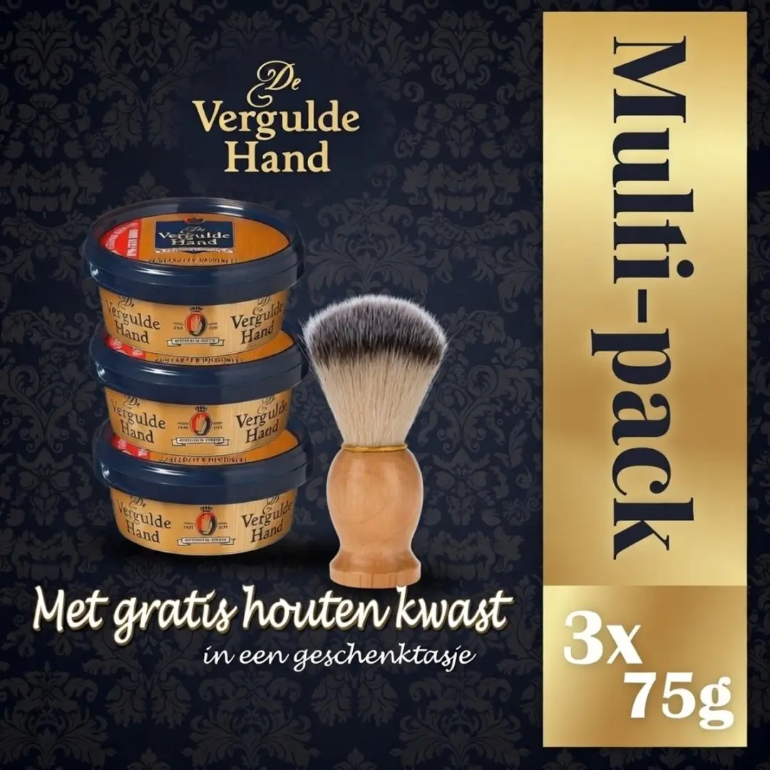 Vergulde Hand Scheerzeep 225g
