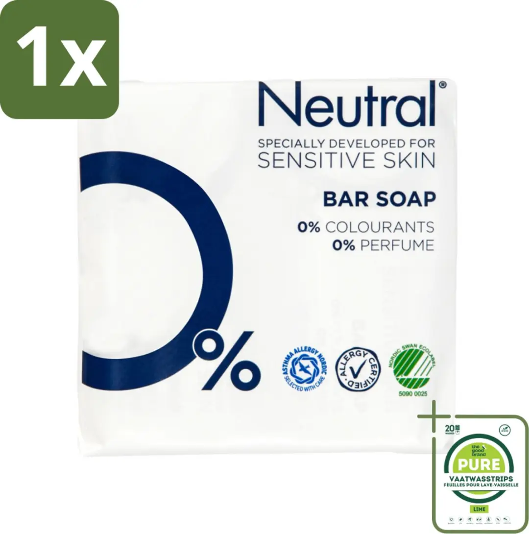 Neutral Zeep Parfumvrij 2x100g