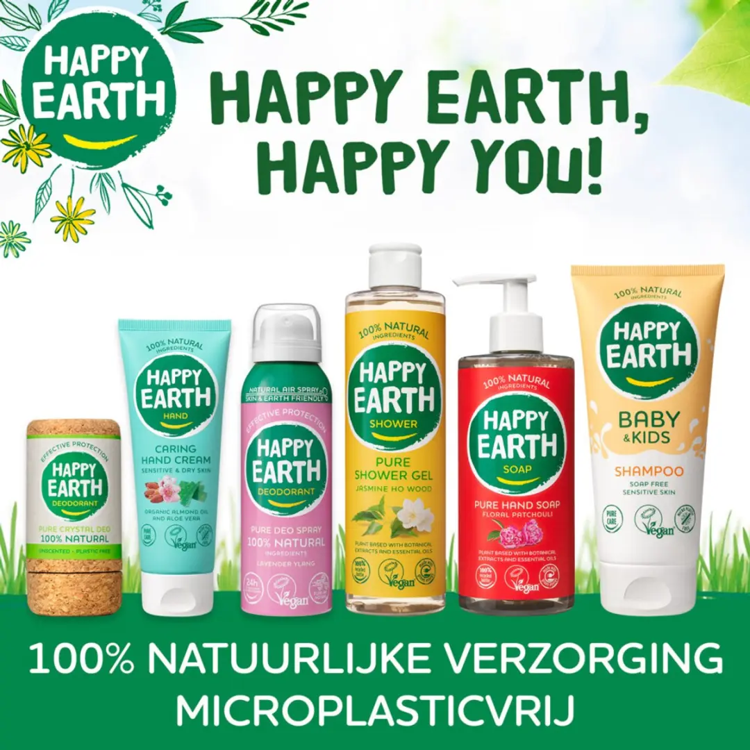 Happy Earth Deo Spray Komkommer Matcha 100ml