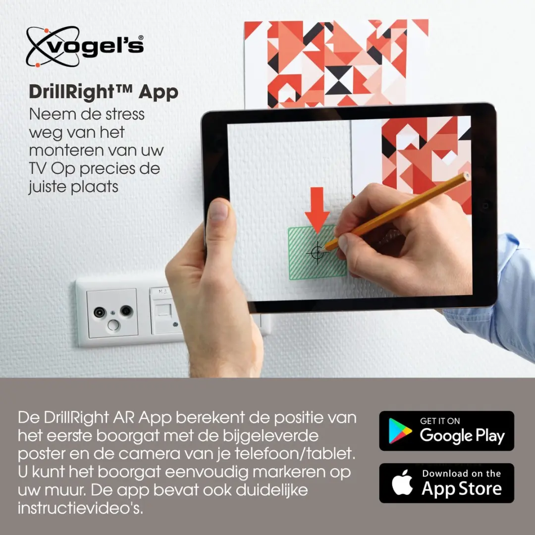 Vogel's ELITE TVM 5445 Draaibare TV-Beugel 32-65" - 35kg - VESA 400x400 - Zwart - afbeelding 6 van 6