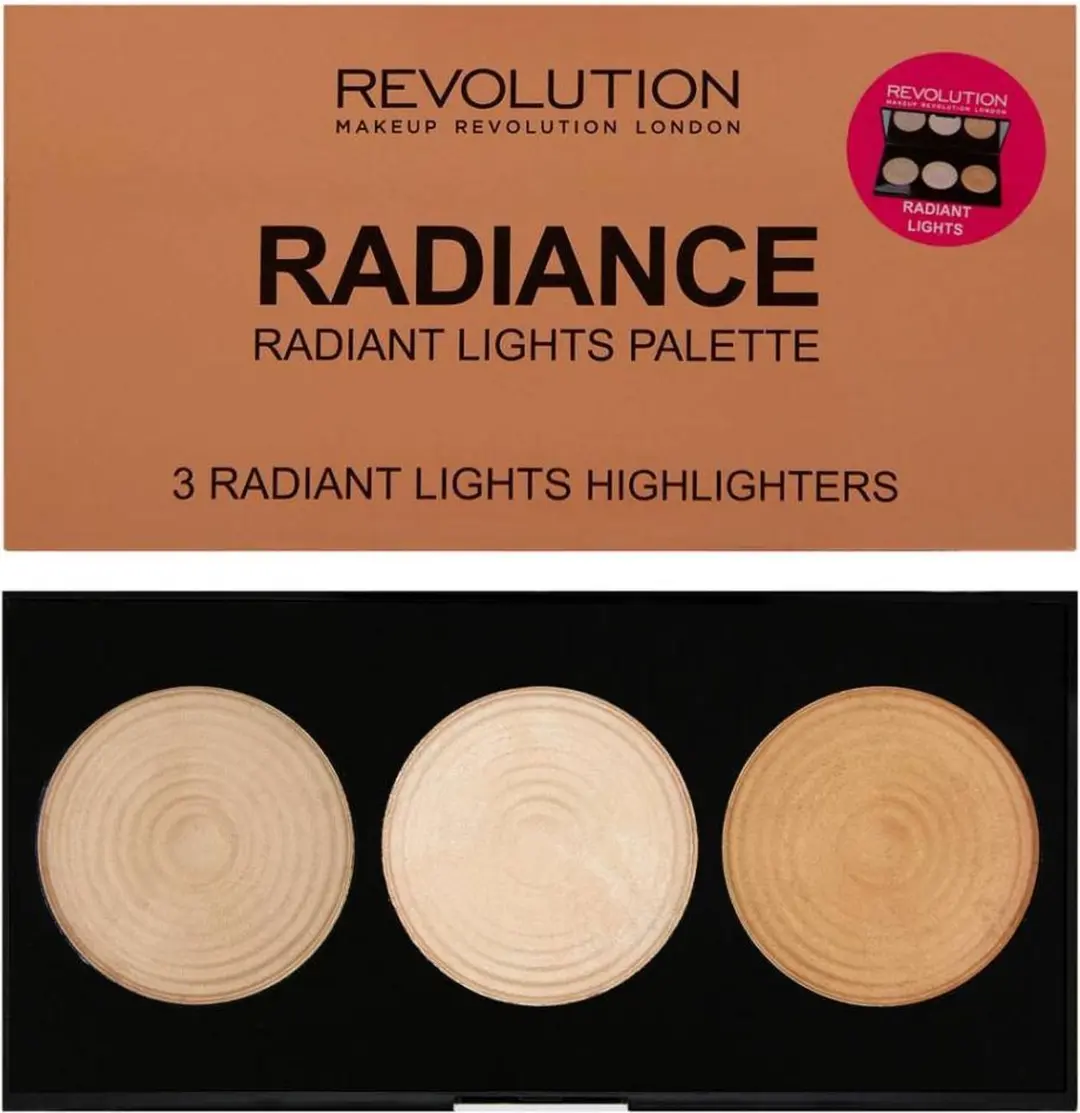 Makeup Revolution Radiance Lights Highlighter Palette - 3 Stuks 15g