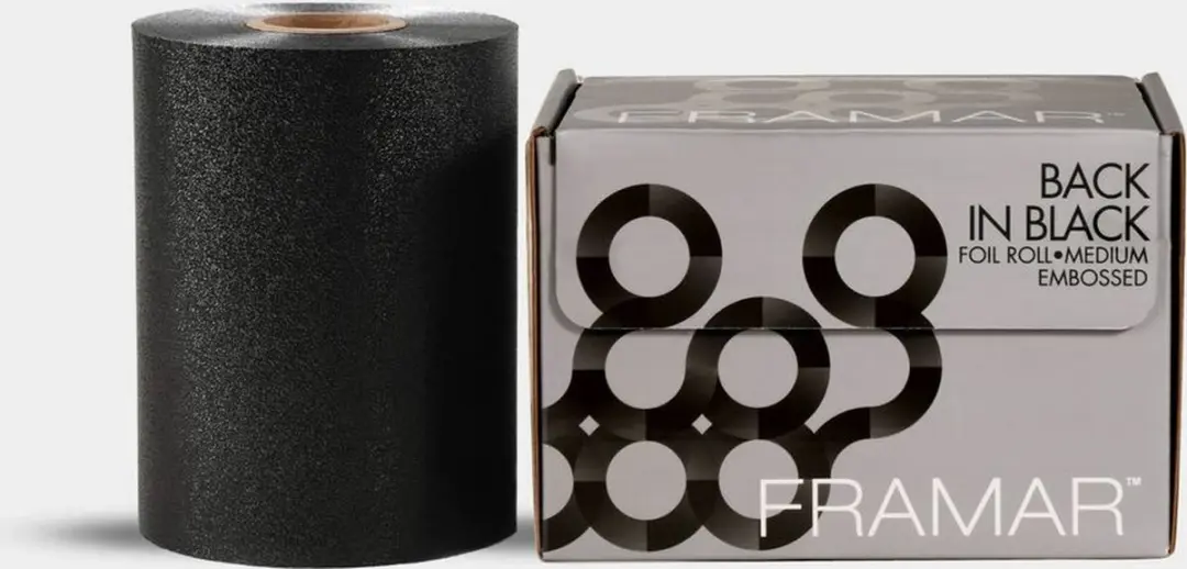 Framar Aluminium Folie Embossed Black