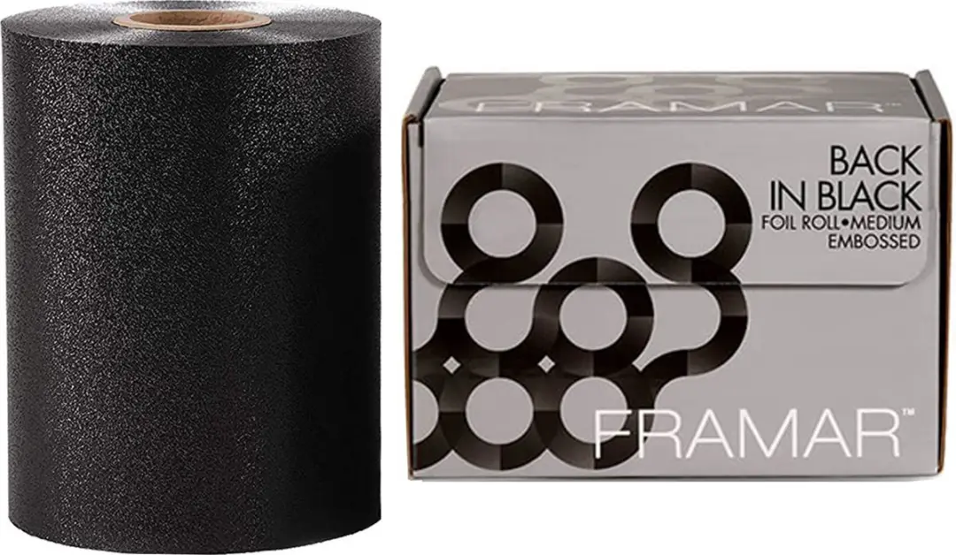 Framar Aluminium Folie Embossed Black - 1 Stuk