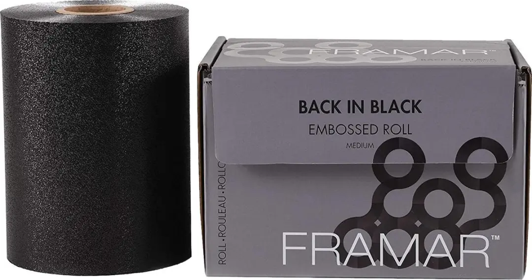 Framar Aluminium Folie Embossed Black - 1 Stuk