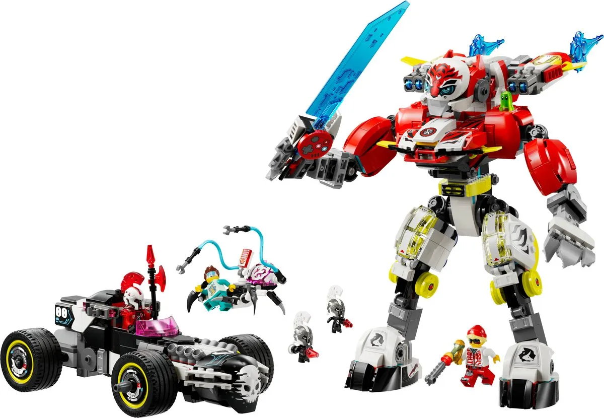 LEGO DreamZzz Coopers Tijgermecha & Zero's Hot Rod - 1006 Stukken - afbeelding 6 van 6