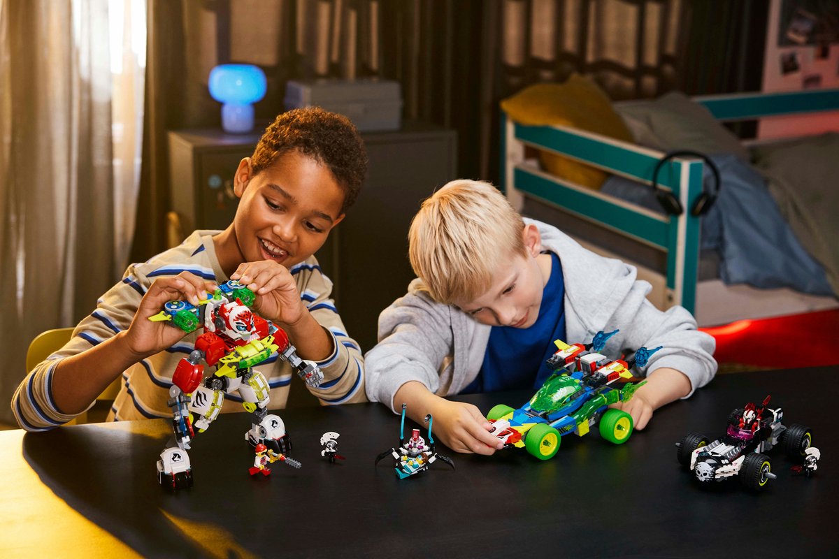 LEGO DREAMZzz™ Coopers tijgermecha en Zero's hot rod auto - 71497