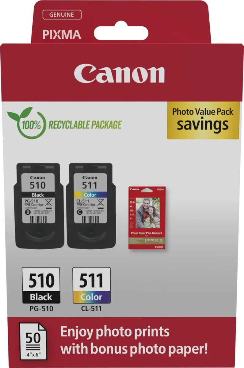 Canon PG-510/CL-511 Inktcartridge