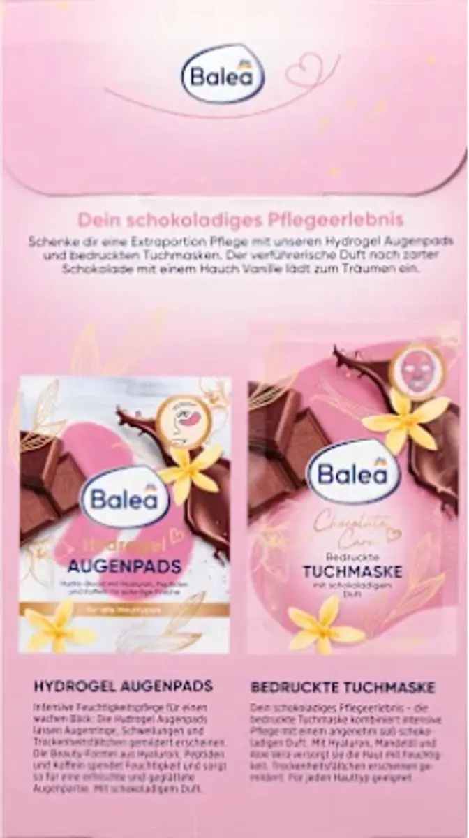 Balea Chocolate Care Kerstset - 4 Stuks