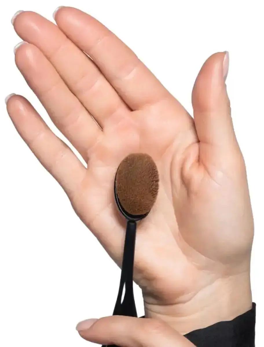 Artdeco Medium Oval Brush - Zwart
