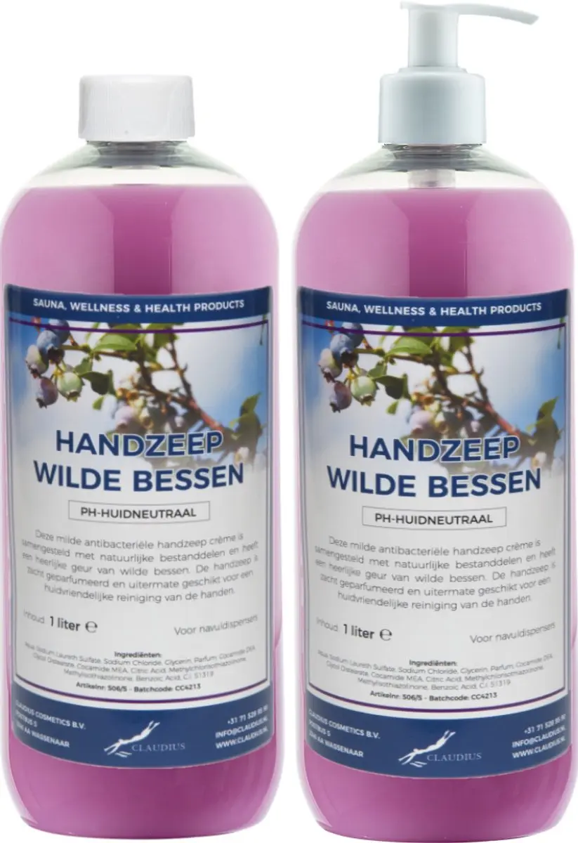 Splashbox Cosmetics Wilde Bessen Handzeep 2x1L